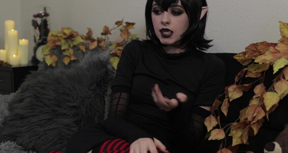 Vampire, Dirty Talking, Creampie jadeskye mavis first time and surprise creampie