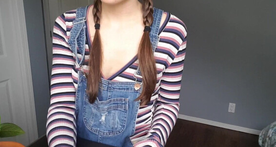 Fingering, Overalls hazel simone little girl finds daddys porn