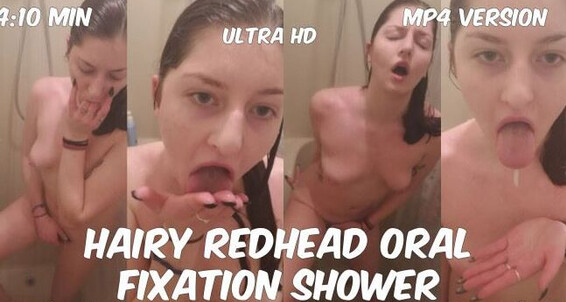 Hairy Bush, Redhead, Shower cassandramayy hairy redhead oral fixation shower