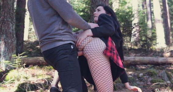 Creampie, Fucking, Cream Pie domino faye fucking and creampie in the forest