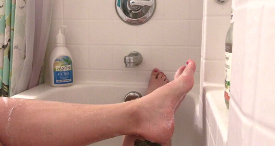 Feet, Foot Fetish, Hairy, Shaving, Tattoos ohhaikitty shaving my hairy legs pov ManyVids