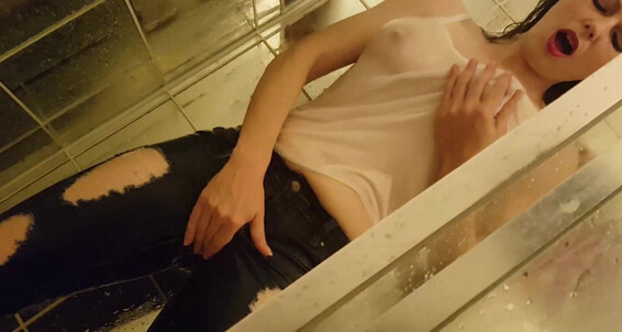 Solo Female, Solo masturbation, Wet & Messy, Wet Look, Wet T-Shirt jade styles jades wetclingysexy ManyVids