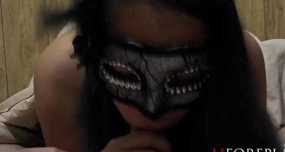Blowjob, Cum In Mouth, Mask Fetish, Oral Sex, POV ljforeplay the masked cock sucker ManyVids