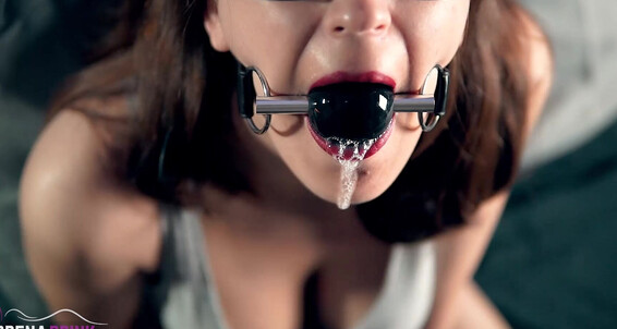 Ballgagged, Solo masturbation, Spit Fetish, Submissive Sluts, Swallowing / Drooling lorena brink o face kinky agony ManyVids