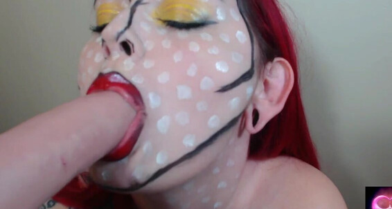 Comic Book Role Play, Deepthroat, POV, Spit Fetish, Submissive Sluts mamaplugs comic book slut hard deepthroat ManyVids