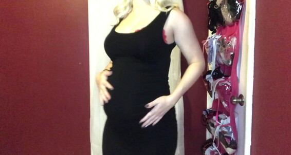 Pregnant, Dirty Talking, Pantyhose, Belly marilyn mae 31weekspregnant showing off amp teasing ManyVids