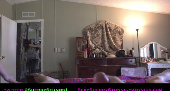 Cock Tease,Jerking Off,MILF,Older Woman / Younger Man .,Role Play sexysherrystunns morning boner mom helps you out ManyVids