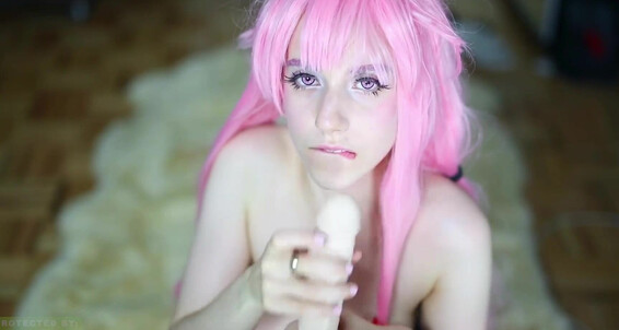 Anime, Cosplay, Femdom POV, Handjobs, POV lana rain yuno greedily makes you cum for her ManyVids