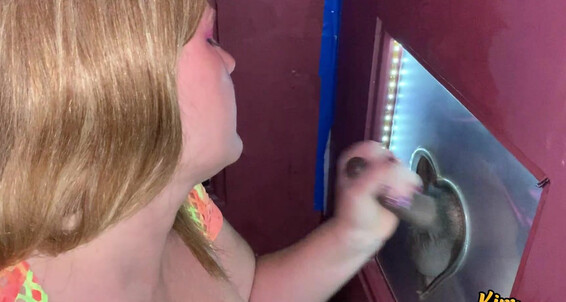 Gloryhole,Cum Swallowers,Swallowing / Drooling,Interracial,Blowjob kimswallows gloryhole neon blacklight cumfun ManyVids