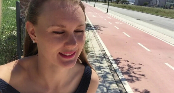Embarrassed Naked Female, Public Flashing, Public Nudity, Public Outdoor, Exhibitionism iviroses caught naked cumming in the sidewalk ManyVids