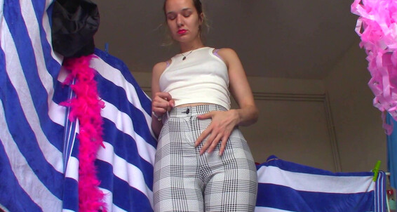 "Goddess Vanessa" ass shaking, femdom pov, jerk off instruction, mesmerize, mind fuck Mesmerize Ass And Camel Toe JOI manyvids