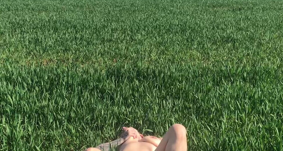 "SuzieLove212" caught, embarrassed naked female, public nudity, public outdoor, pussy play CAUGHT Tits out by Farmer Shouting manyvids