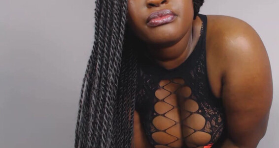"UnfriendlyBlckHottie" ebony female domination, mouth fetish, spit fetish, spitting, swallowing / drooling Open Wide and Swallow My Spit manyvids