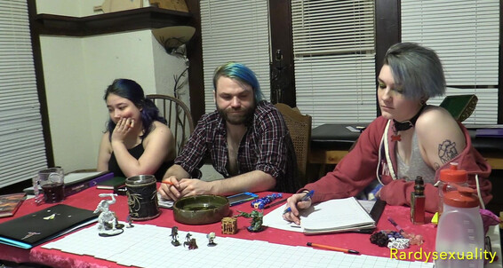 "Rardysexuality" 18 & 19 yrs old, games, geek, role play, sexy gamer Sunday DnD Game 21 2 manyvids