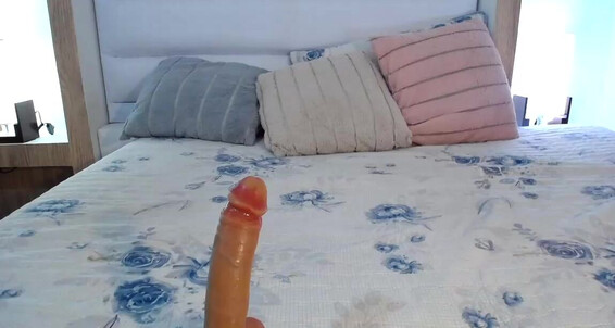 "Melted_Chocolate" 18and19yrsold, amateur, deepthroat, dildosucking, drool, gag, heels, saliva, sloppy, spitfetish woman eagerly explores the dildo with her tongue and saliva manyvids