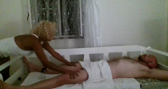 Massage, Happy Endings, Interracial, Handjobs, Ebony big sexy ebony masseuse happy ending handjob ManyVids