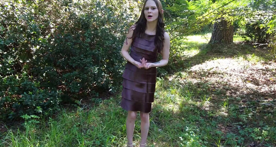 "Katy Faery" domination, embarrassed naked female, imposed stripping, outdoors, petite No Clothes to Close Outdoor ENF manyvids