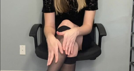 "Goddess Ally Etana" feet, female domination, femdom pov, foot fetish, goddess worship, sfw Boss Finds Out You Have A Foot Fetish manyvids