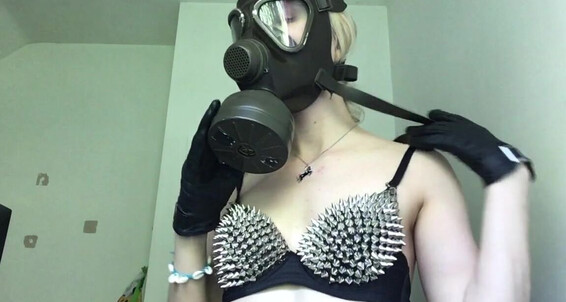 "Goddess Vanessa" joi, edging games, executrix, gas mask, jerk off instruction Gas Mask Executrixxx Fantasy JOI manyvids