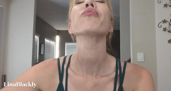 "LinaBlackly" banana, facefetish, food, foodfetish, lips, mouthfetish, neckfetish, pov, swallowingdrooling, throatfetish food swallowing neck and mouth fetish manyvids