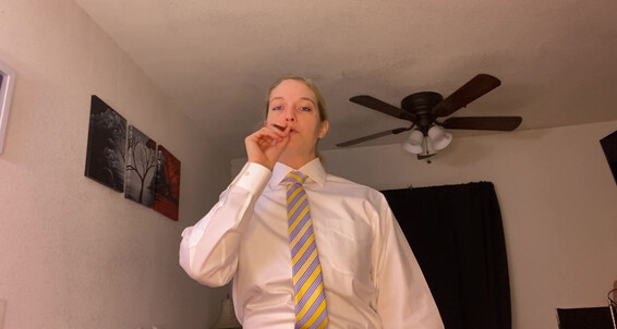 "Paula1817" financial domination, goddess worship, joi, orgasm denial, shirt & tie Daddy Diamonds Tie JOI manyvids