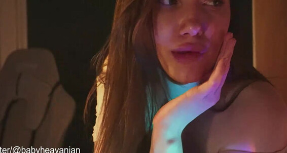 "Babyheavanian" eroticmagic, eyecontact, goddessworship, livecams, sfw, teaser Teasing you again on my live stream manyvids