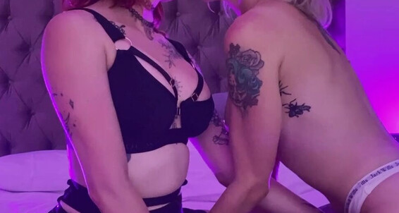"evaray" femdom sex, imposed orgasms, lesbian domination, orgasm control, spanking f/f Dominating Sally Jane Rain manyvids