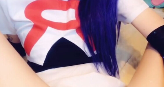 "mikisayshi" cosplay, dildo fucking, cosplaying, pokemon, dildo riding Team Rocket Dildo Play manyvids