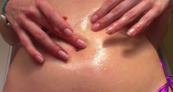 "Goddess Vanessa" oil, belly button fetish, belly fetish, lotion/oil fetish, belly OILY Lil Belly Button Manyvids