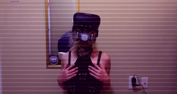 Gas Mask, Latex, Mind Fuck, Queer, Trans cyberslutfaye slutty drone 0464 gets reprogrammed ManyVids