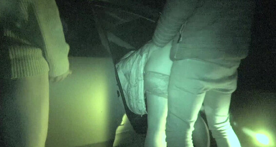 "gangbangwife" car sex, hidden cam, gangbangs, strangers, creampie gangbang Nighttime breeding gangbang at the parking Episode 2 Manyvids