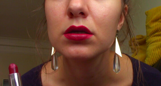 "Goddess Vanessa" executrix, femdom pov, lip fetish, lipstick fetish, mesmerize Poison Red LIPSTICK Executrix Manyvids