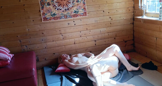 Riding And Sideways Fuck With Blonde Scandinavian Milf