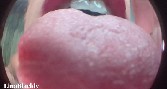 "LinaBlackly" asmr, bbc, dirtytalking, fisheye, licking, mouthfetish, pinklipstick, spitfetish, tonguefetish Lina begs for BBC in her Mouth Manyvids