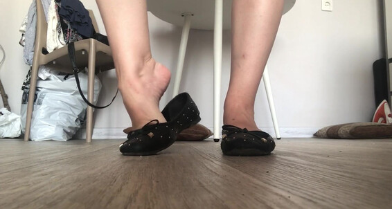 Watch Kathrynne Feetgoddess dominate & humiliate onlyfans in Onlyfans Video Ballet Flats