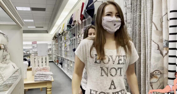Ciren Verde Girls humiliated in mall by pantsing in public with Ciren Verde