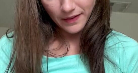 Anna plus one goes wild in private POV with a hot blowjob, handjob, and facial re-enactment!