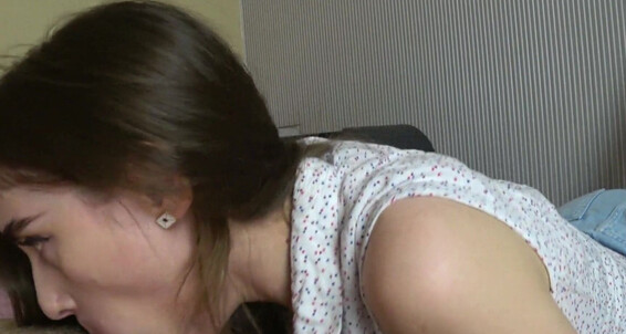 SladkiSlivki goes wild with her school friend's cum in this hot Russian roleplay