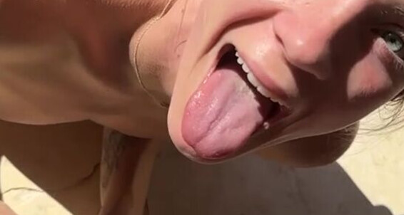 Pantynectar's OnlyFans video - Real girl gets a facial for her hard work in the video!