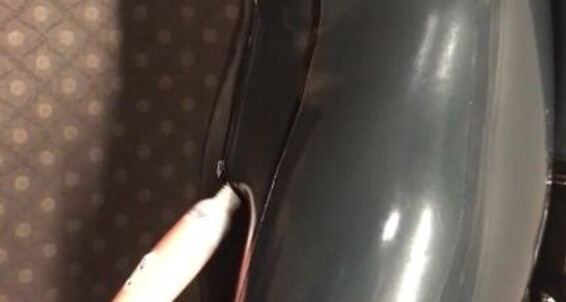 Watch FetiliciousFans tease and pose as their cosplay slave in latex & boots