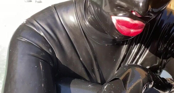 Hot After Summer Part 2: Slave in uniform fetish boots gets off with FetiliciousFans