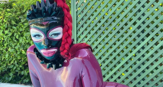 Latex Doll On Holiday gets dominated and teased in uniform