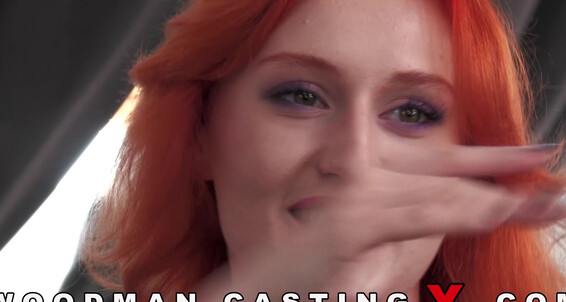 Lola Red gets her tight ass drilled and face painted by WoodmanCastingX
