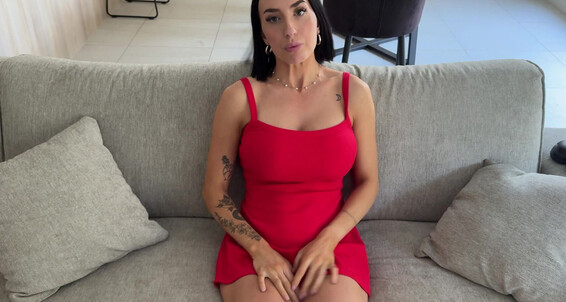 Aysha Paige's stepbrother catches her spying on him and she's forced to play a taboo family game with virtual sex