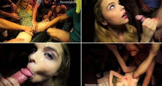Mask Fetish, Cum Swallowers pavlovswhore 10 man bukkake blowbang at adult theater