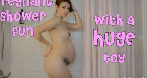Belly, Big Toys pregnant vivien pregnant shower fun with huge toy