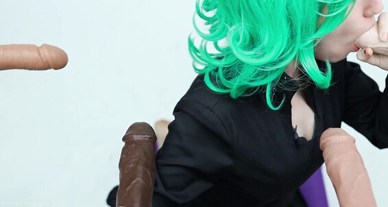 Role Play, Cosplay, Anime, Cum In Mouth, POV lana rain tatsumaki proves shes not a little girl ManyVids