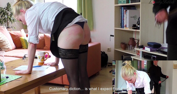 BDSM, Corporal Punishment, Domestic Discipline, Spanking, Ass Fetish, SFW lovely fetish clip 25lil secretary spanked ManyVids