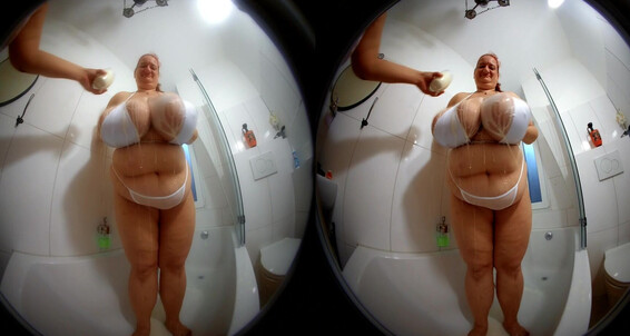 Big Tits, BBW, Virtual Reality, Boob Bouncing, Big Boobs maja magic vr180 titplay with maja sharon amp sunni ManyVids