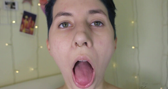 All Natural, Blowjob, Mouth Fetish, Tongue Fetish, Kink misskomo custom simulated bj amp mouth fetish ManyVids